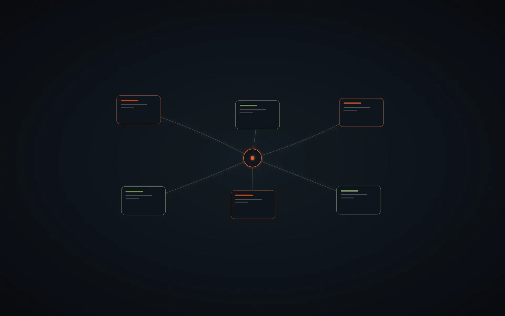 Connected service modules feeding one contractor operating system